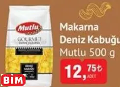 MUTLU  MAKARNA  DENİZ KABUĞU